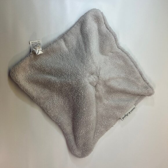 Blankets And Beyond Soft Grey White Bear Lovey Security Blanket Plush - Picture 6 of 8